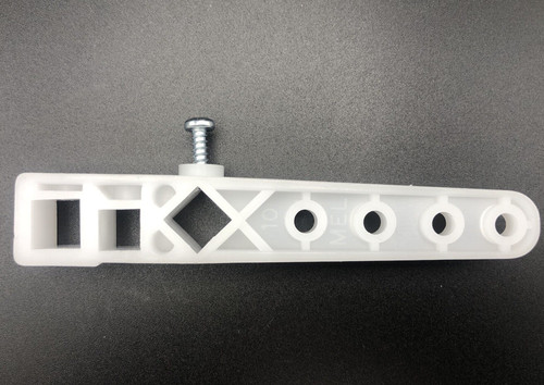 Fully adjustable white plastic - adjustable,