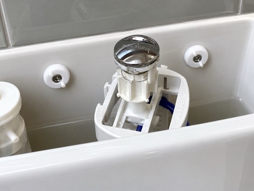 Toilet cistern fixing - cistern,