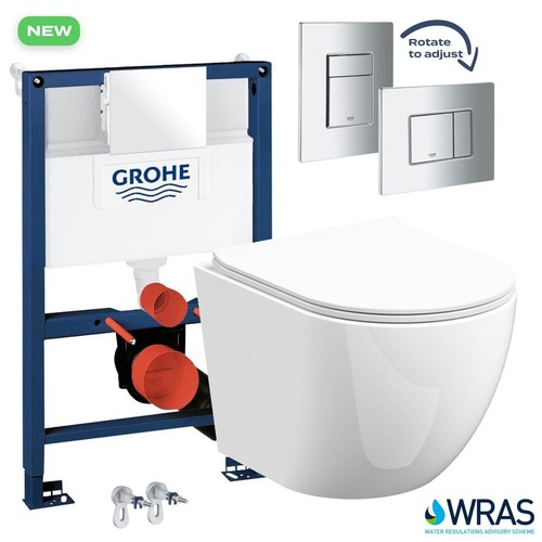 Rimless eco wall hung - eco, toilet