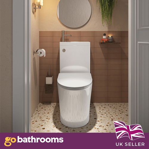 Toilet with sink - top, 1