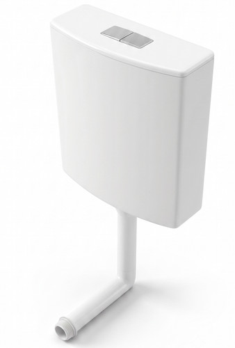 Exposed dual flush plastic - exposed,