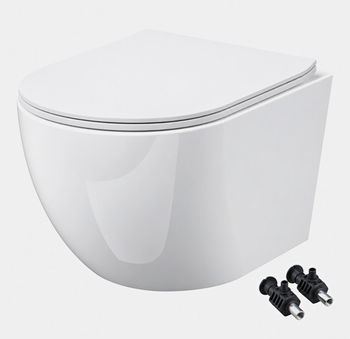 Modern white wall hung - modern,