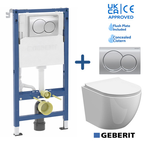Wall hung toilet geberit alpha - wall,