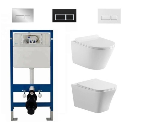 Wall hung toilet rimless dpt - wall,