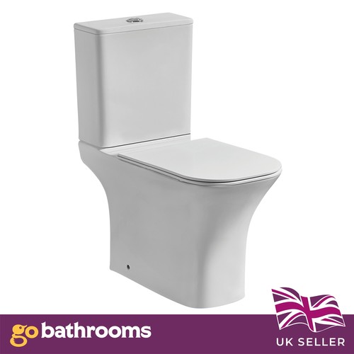 Rimless close coupled - rimless, toilet