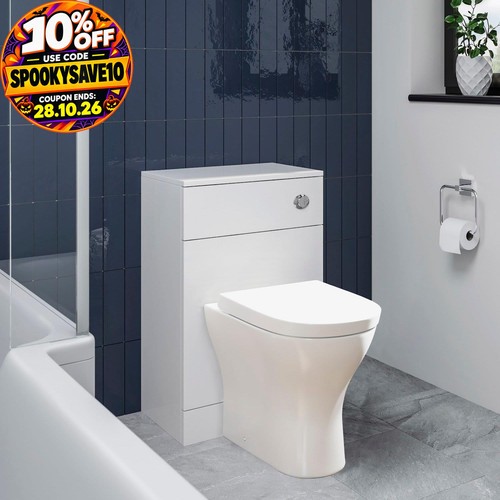 Btw back wall toilet - back, to